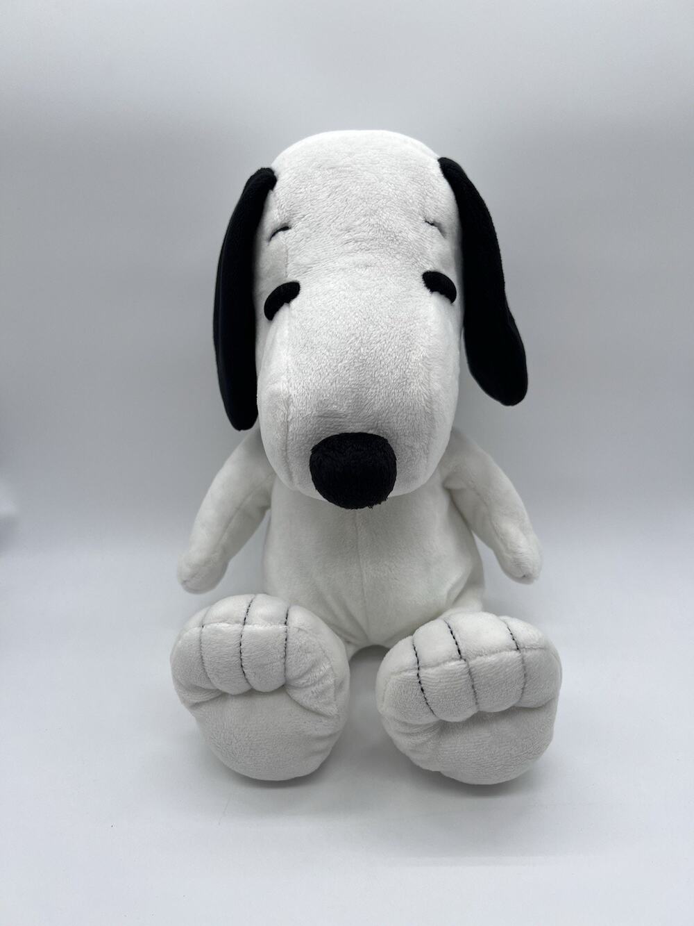 Kohls Cares For Kids Plush Snoopy Dog Stuffed Animal Toy White Black 14" Peanuts